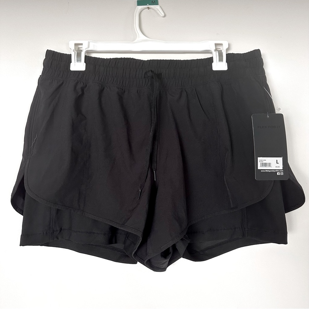 90 Degree by Reflex Women’s Athletic Compression Shorts